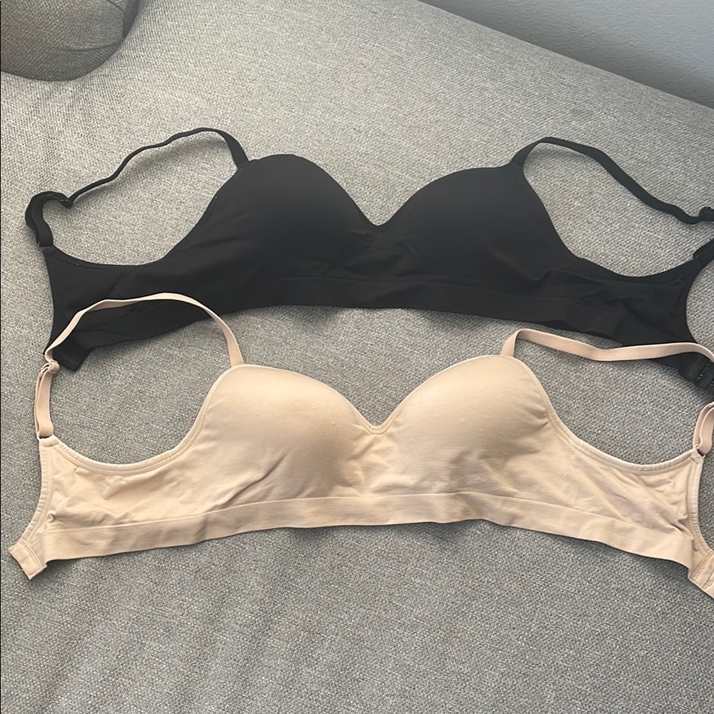 Felina Black and Tan Comfort Bras